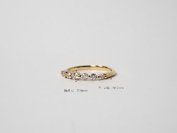 K18 グレース ダイヤモンド リング 0.3ct rpg012031816522の画像
