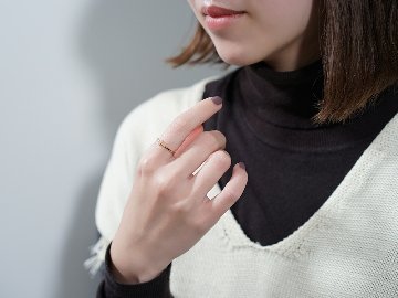 K18 ベイビー クロス ダイヤモンド リング rph25875422の画像