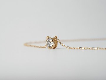 K18 クラウン ダイヤモンド ネックレス 0.2ct rph68987721の画像