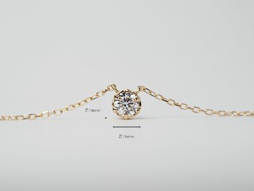 K18 クラウン ダイヤモンド ネックレス 0.2ct rph68987721の画像