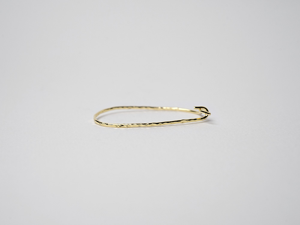 K18 ドロップ フープピアス rpa1883123の画像