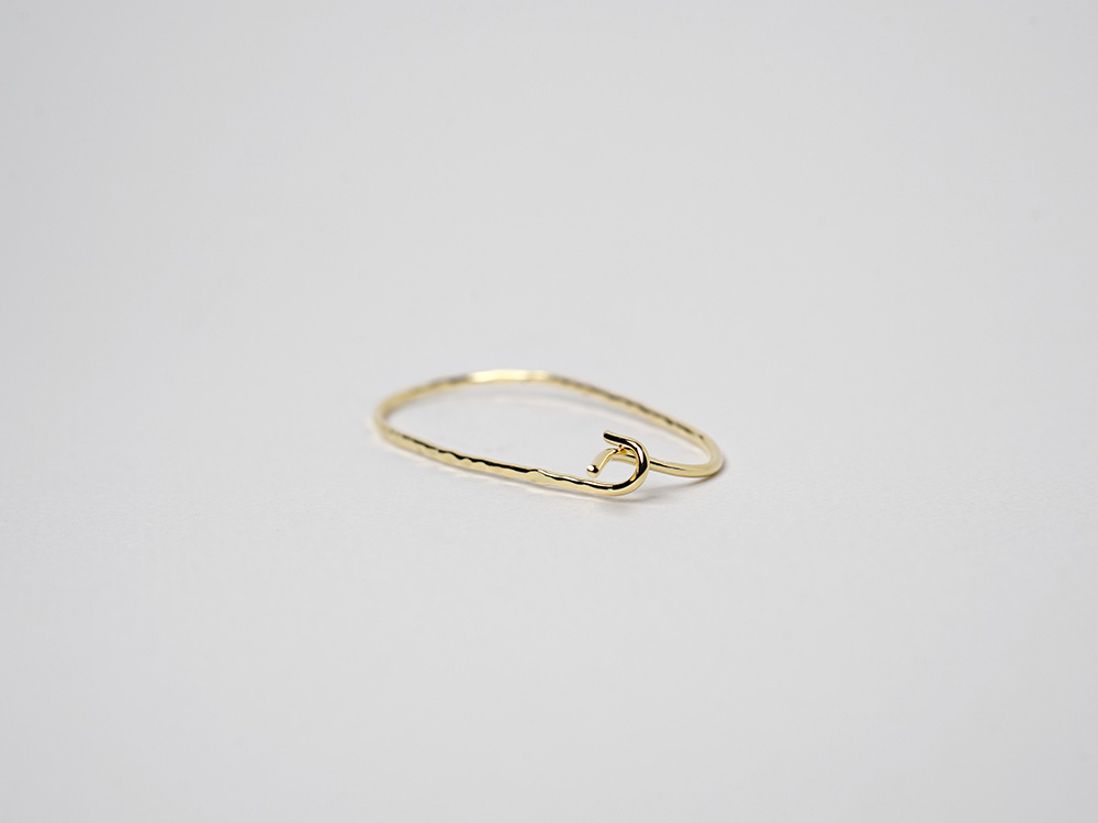 K18 ドロップ フープピアス rpa1883123の画像