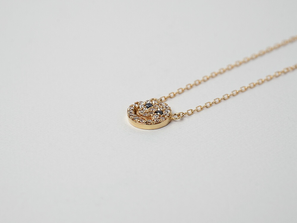 K18 スマイル パヴェ ダイヤモンド ネックレス rph67034821の画像