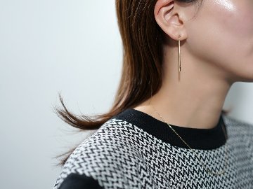 K18 Nejiri ストレート ピアス rpaub2823の画像