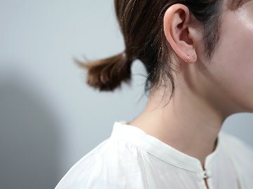 K18 ダイヤモンド スタッド ピアス 0.06ct rpa1900623の画像