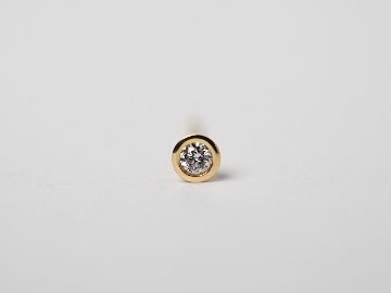 K18 ダイヤモンド スタッド ピアス 0.06ct rpa1900623の画像