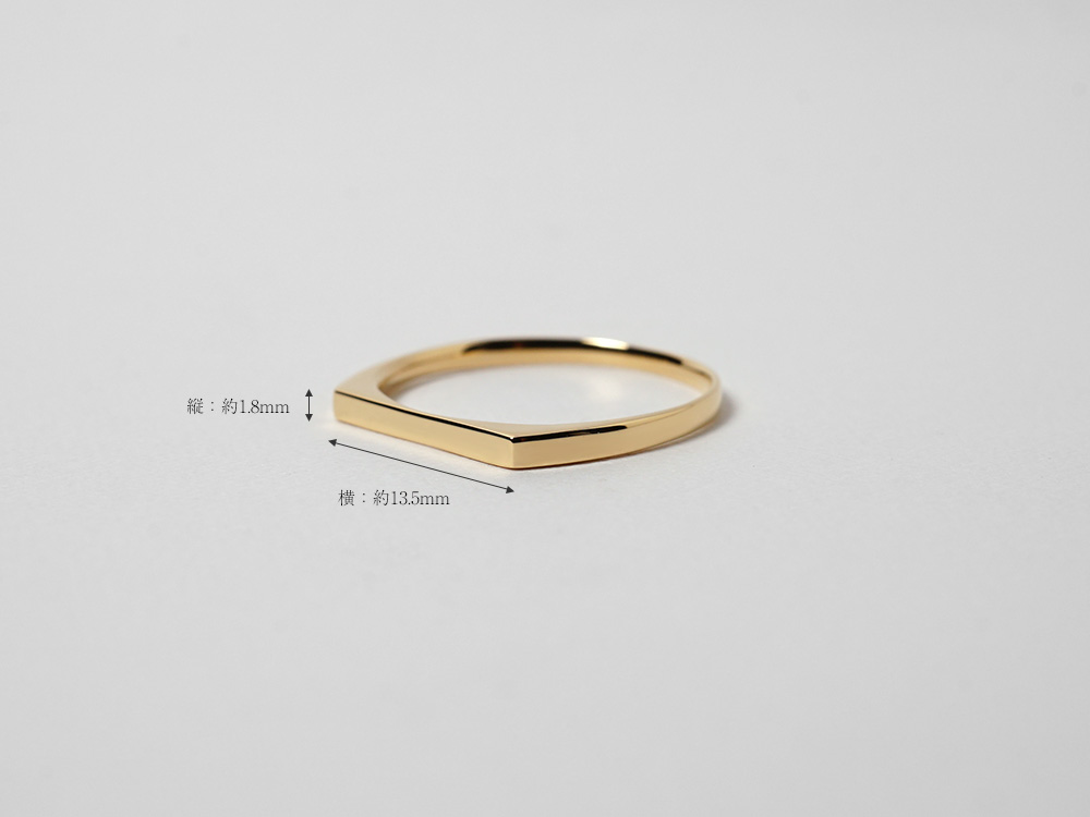 K18 ストレート リング rph27038222の画像