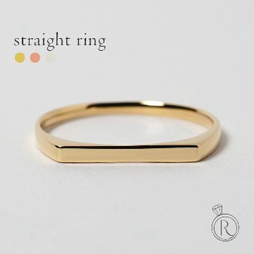 K18 ストレート リング rph27038222の画像