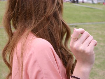 K18 ダイヤモンド ストレート リング rph14082222の画像