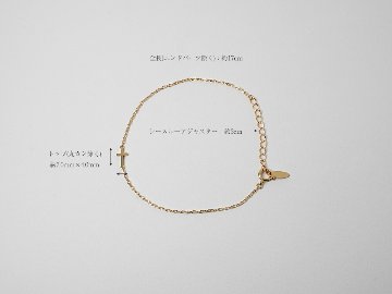 K18 ベイビー クロス ブレスレット rph69647824の画像