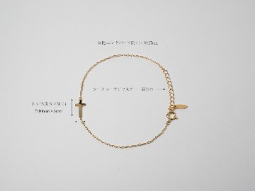 K18 ベイビー クロス （L） ブレスレット rph75033924の画像