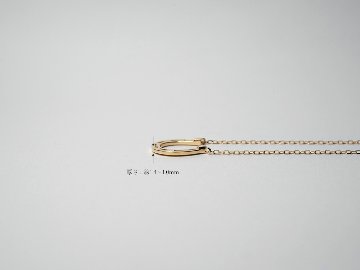 K18 ホースシュー ネックレス rpaub10321の画像