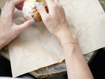 K18 ベイビー クロス ダイヤモンド ブレスレット rph69649124の画像