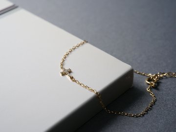 K18 ベイビー クロス ダイヤモンド ブレスレット rph69649124の画像