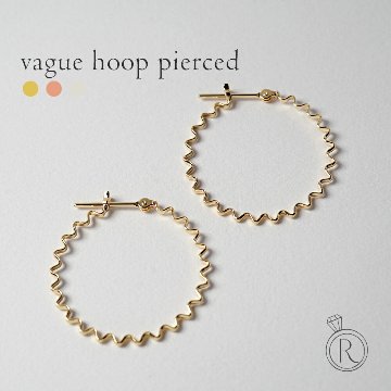 K18 ヴァーグ フープ ピアス rph46739723の画像