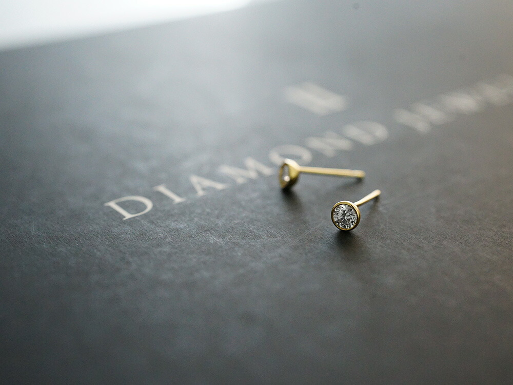 K18 ダイヤモンド スタッド ピアス 0.2ct rpa1900823の画像
