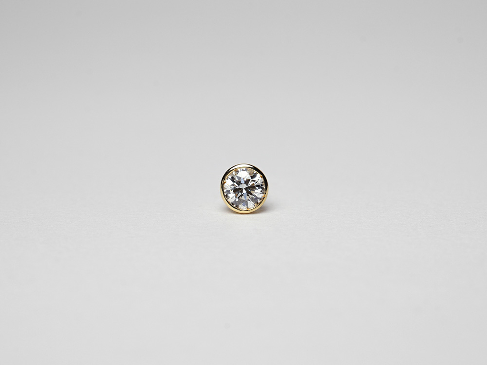 K18 ダイヤモンド スタッド ピアス 0.2ct rpa1900823の画像