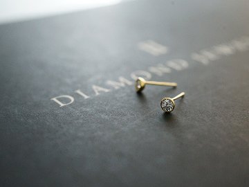 K18 ダイヤモンド スタッド ピアス 0.2ct rpa1900823の画像