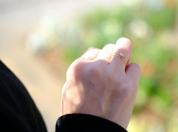 K18 ネプチューン ダイヤモンド リング rpg012032580922の画像