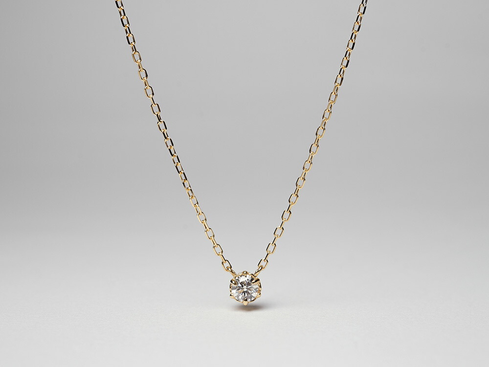 K18 クラウン ダイヤモンド ネックレス 0.1ct rph69819221の画像