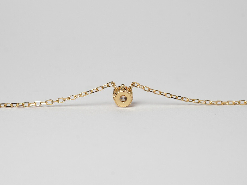 K18 クラウン ダイヤモンド ネックレス 0.1ct rph69819221の画像