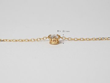 K18 クラウン ダイヤモンド ネックレス 0.1ct rph69819221の画像