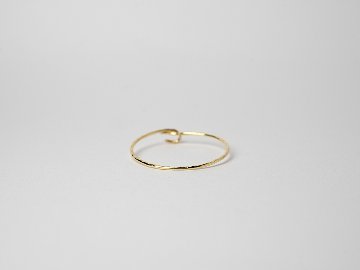 K18 オーブ フープピアス rpaub2323の画像