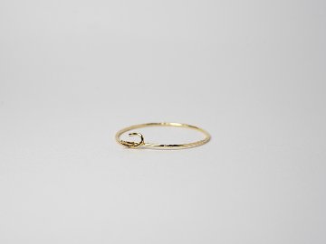 K18 オーブ フープピアス rpaub2323の画像