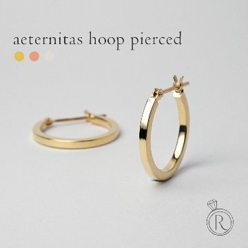 K18 イタニタス フープ ピアス 15mm rpakr206623の画像