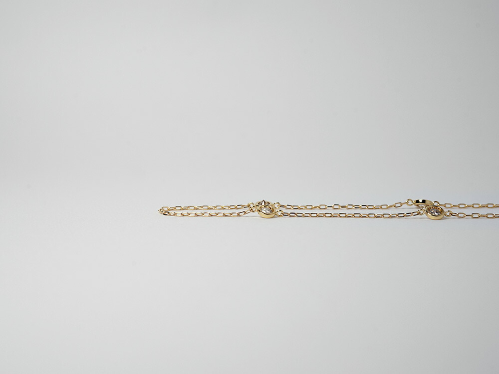 K18 エスタシオン ネックレス 0.5ct （シンメトリー） The pavilion rpaub1921の画像