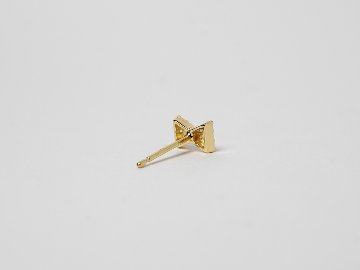 【片耳販売】 K18 リボンタイ ダイヤモンド ピアス rph46187723の画像