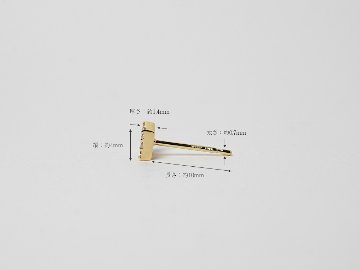 【片耳販売】 K18 リボンタイ ダイヤモンド ピアス rph46187723の画像