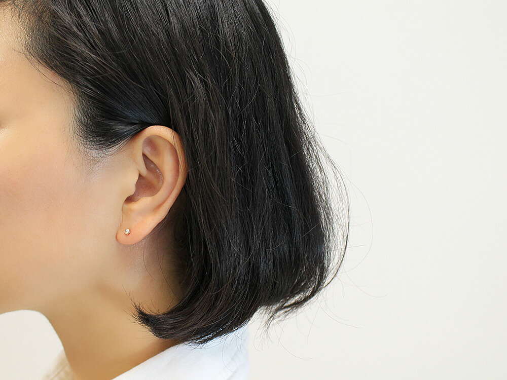 K18 ネージュ ダイヤモンド ピアス 0.1ct rph46963523の画像