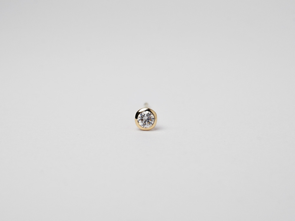 K18 ネージュ ダイヤモンド ピアス 0.1ct rph46963523の画像