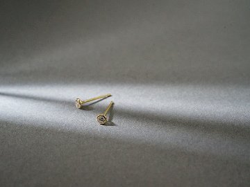 K18 ネージュ ダイヤモンド ピアス 0.1ct rph46963523の画像