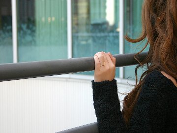 K18 ハートシェイプ ダイヤモンド リング rph28875622の画像