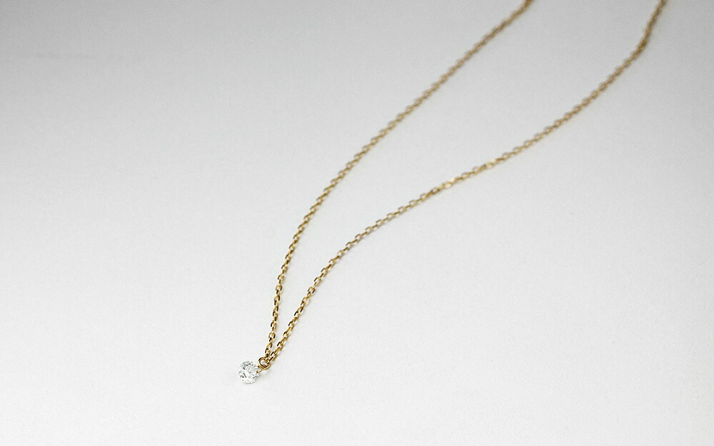 K18 ダイヤモンド ネックレス 0.1ct アンドレス rph66640721の画像