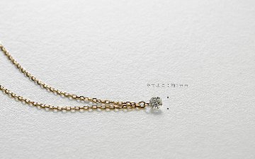 K18 ダイヤモンド ネックレス 0.1ct アンドレス rph66640721の画像