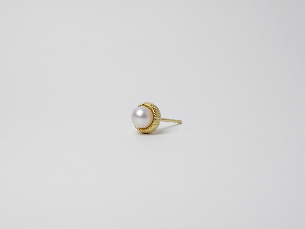 K18 ベジョータ パール ピアス rpaub1323の画像