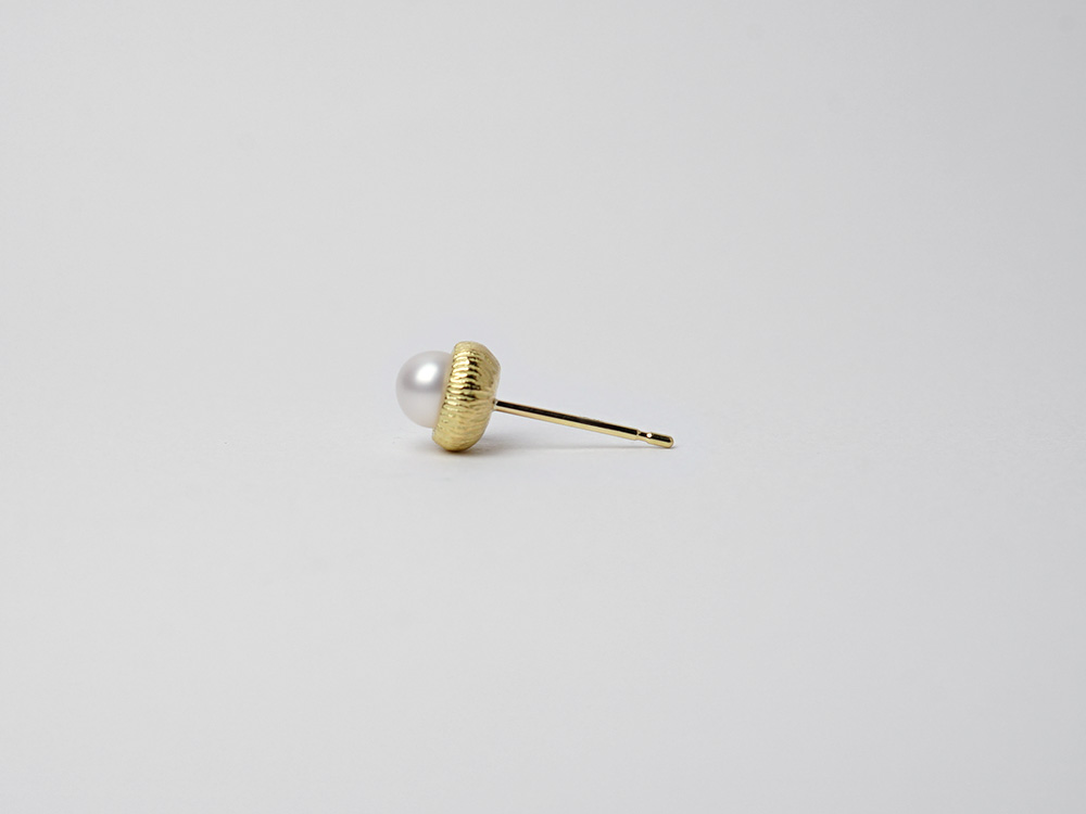 K18 ベジョータ パール ピアス rpaub1323の画像