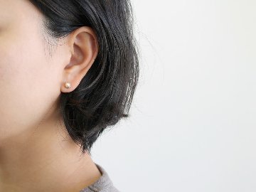K18 ベジョータ パール ピアス rpaub1323の画像