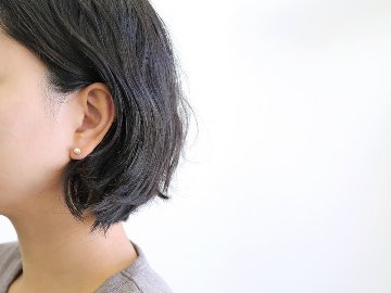 K18 ベジョータ パール ピアス rpaub1323の画像