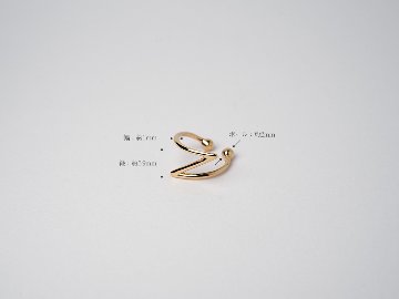 【片耳販売】 K18 Z イヤーカフ rph55955423の画像