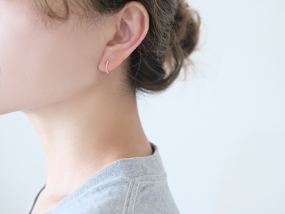 K18 ホーン ピアス rpaub12723の画像
