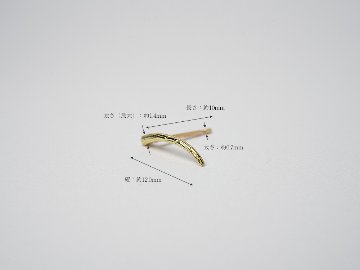 K18 ホーン ピアス rpaub12723の画像