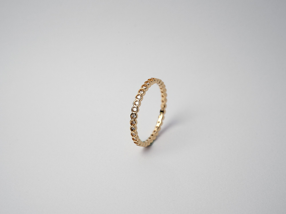K18 ダイヤモンド フルエタニティ リング 0.3ct rph26014922の画像