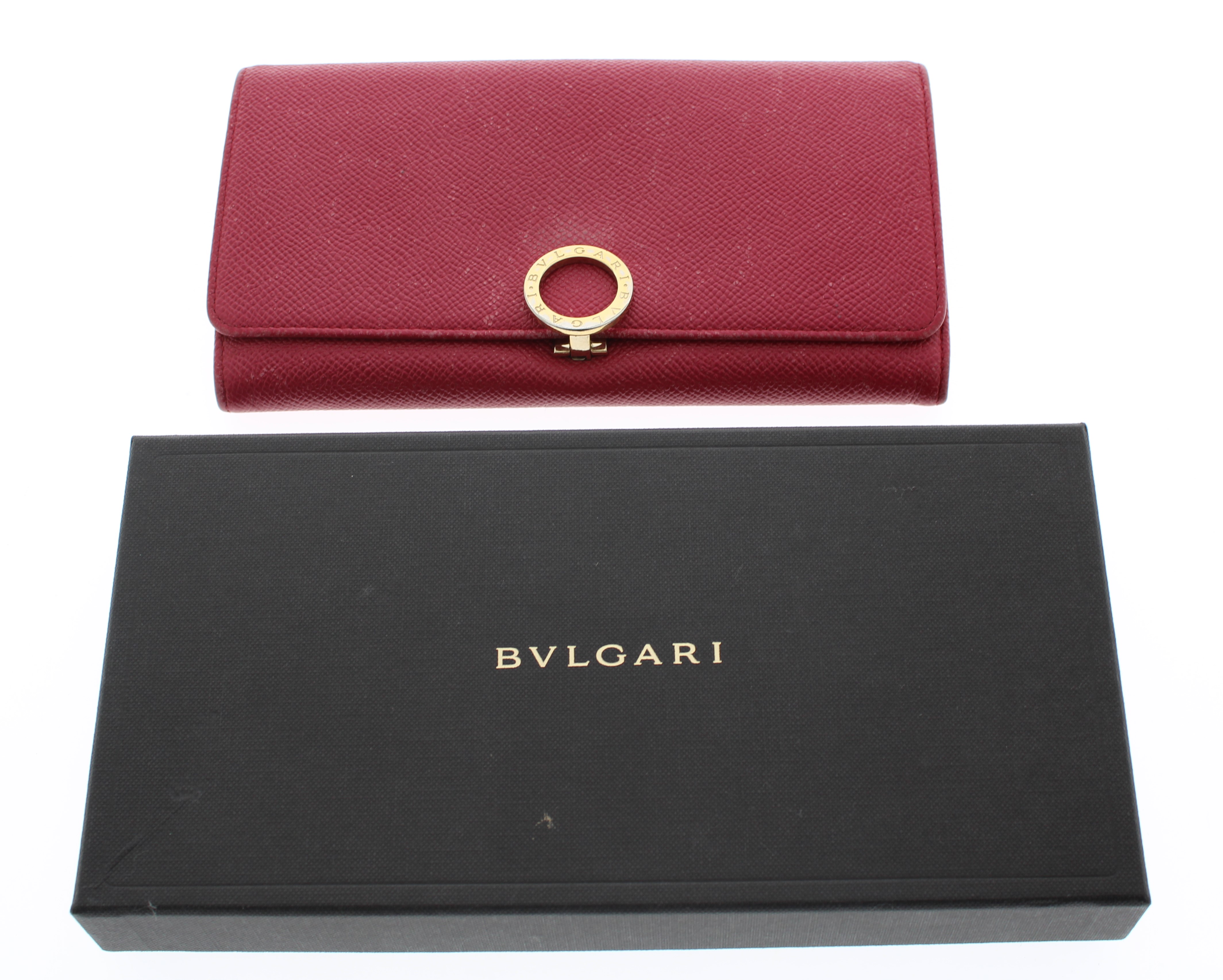 BVLGARI　ジップ長財布の画像