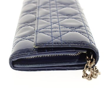 Christian　Dior　チェーンウォレット　パテントの画像