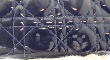 Christian　Dior　チェーンウォレット　パテントの画像