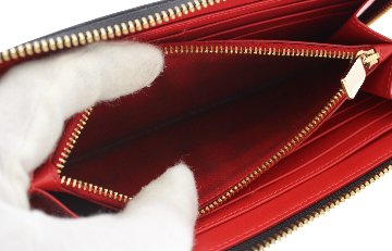 Christian　Louboutin　パネトーネ　マルチスタッズ　ラウンドファスナー　長財布　ブラックの画像
